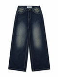 MIDNIGHT FADE WIDE LEG JEANS